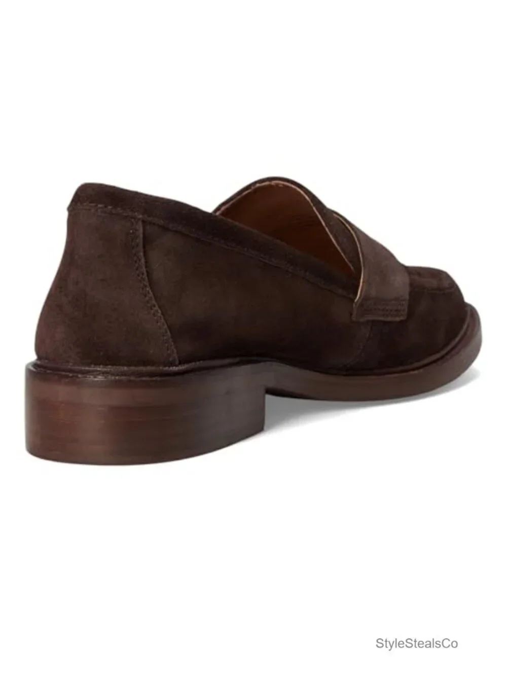 Italian Suede Penny Loafers with Cushioned Insole